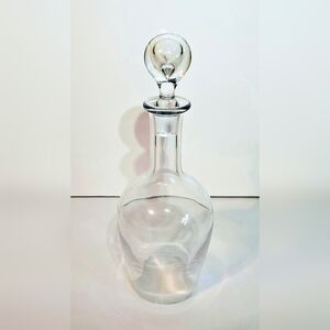Baccarat Chambolle Crystal Liquor Decanter 9.25" Vintage French Glassware